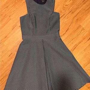 A/X Armani Exchange Navy Geometric Mini Dress